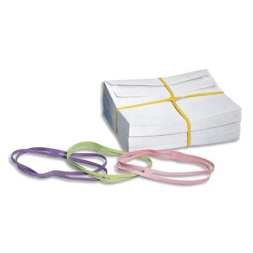 WONDAY Sachet de 25 croix élastique en caoutchouc 200x20mm assortis All’Ingrosso