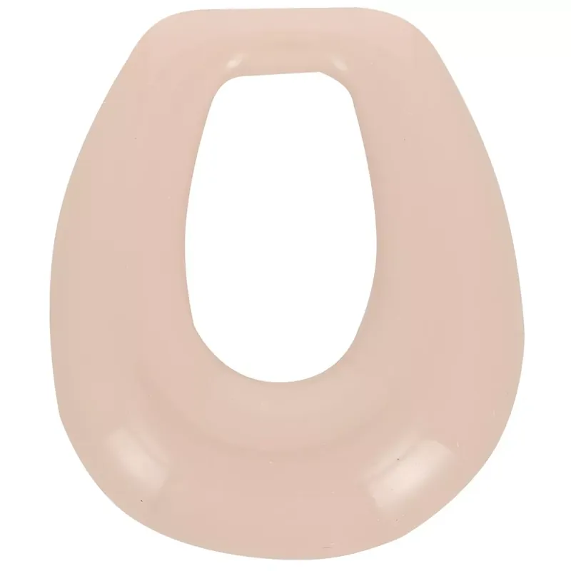 Ultimissimo Modello Pendentif goutte évidée en résine opaque 28×25 mm – Rose Nude x1