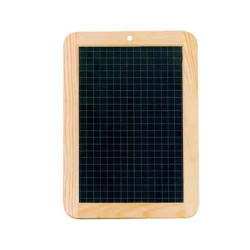WONDAY Ardoise naturelle avec cadre en bois face petits carreaux Pagamento Sicuro