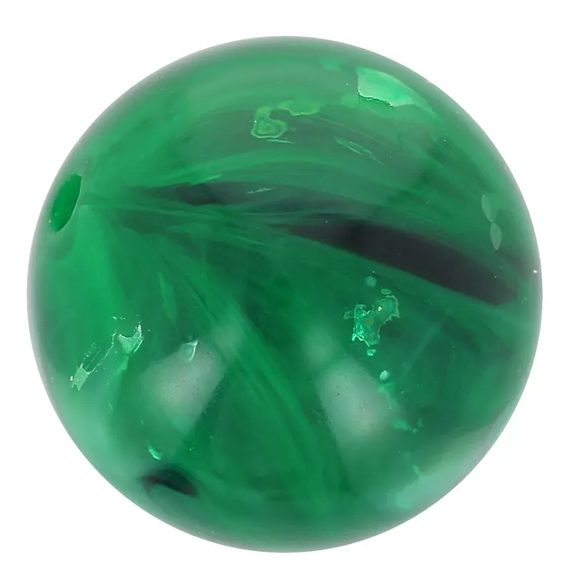 Prezzo Conveniente Perles en résine transparente 8 mm – Vert foncé marbré x10