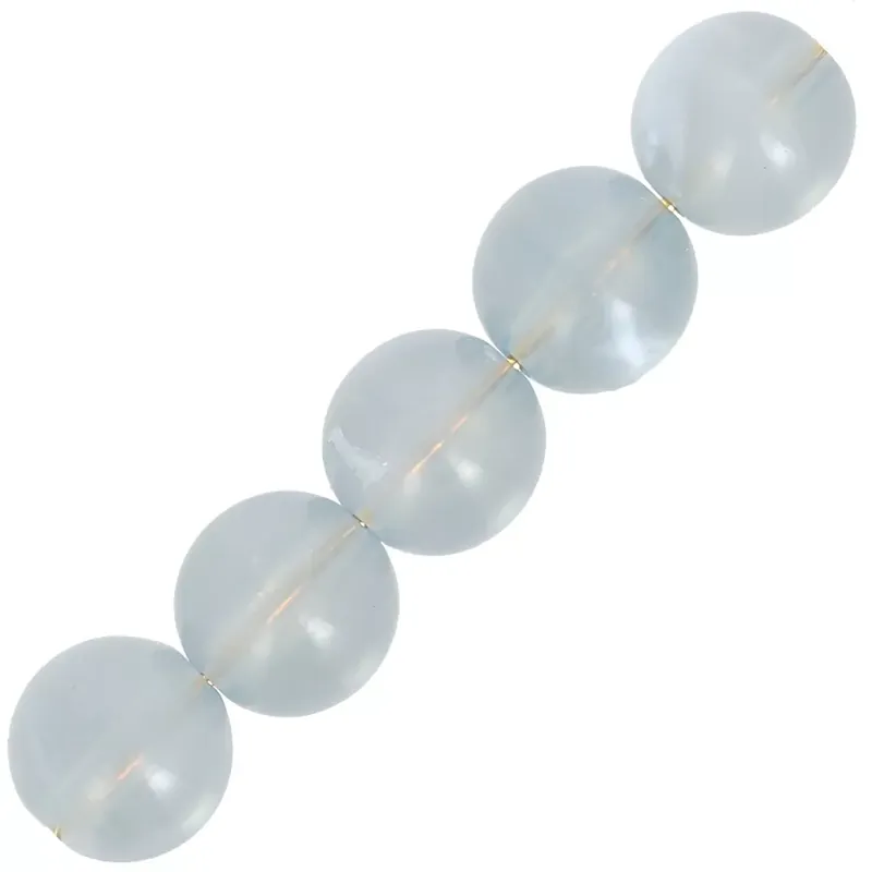 Super Prezzo Perles en résine transparente 6 mm – Bleu gris marbré x20