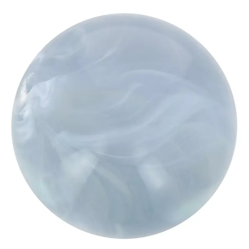 Super Prezzo Perle en résine transparente 10 mm – Bleu gris marbré x8