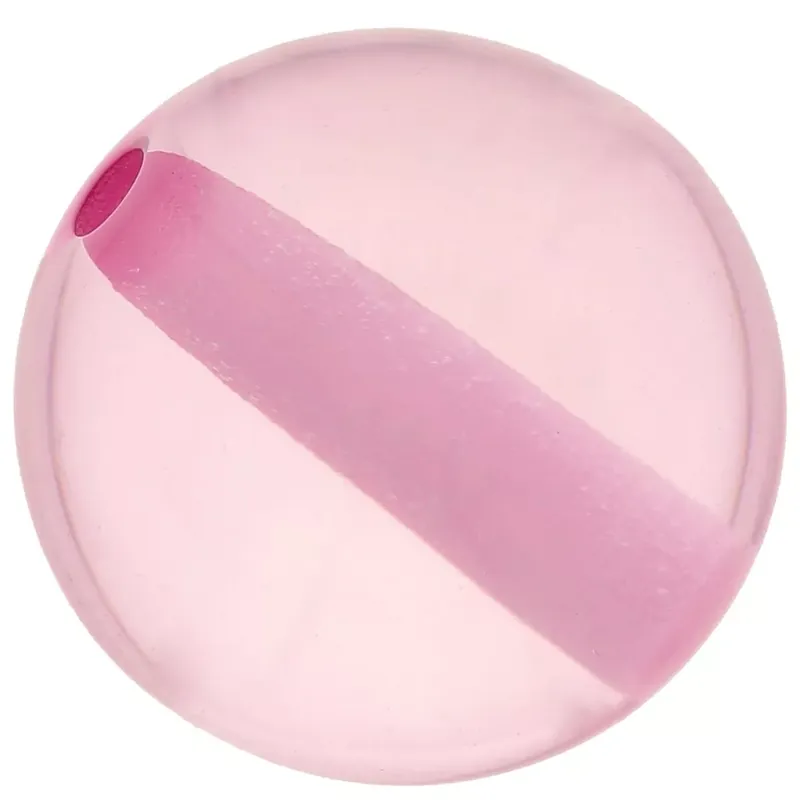 Ultimissimo Modello Perle en résine transparente 12 mm – Rose clair x1