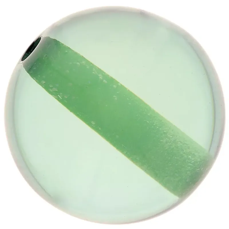 Spedizione Gratuita Perle en résine transparente 14 mm – Vert x1