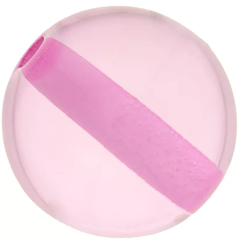 A Buon Prezzo Perle en résine transparente 12 mm – Rose x1