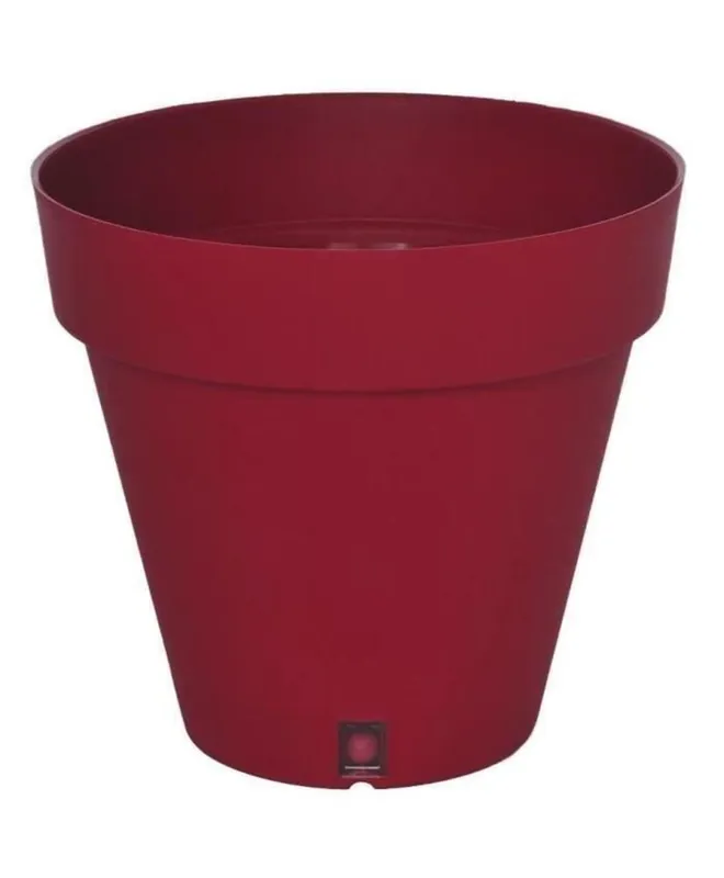 Reso Gratuito Bac à fleurs rond LOFT - Plastique Ø 40 cm - Rouge