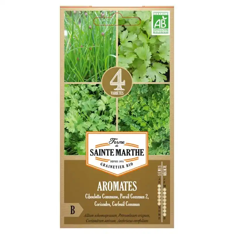 Aromates pour la cuisine bio – Graines à semer Direttamente Dal Produttore