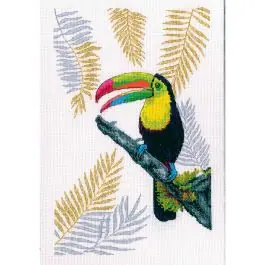 Alta Qualità Kit broderie point de croix RTO Toucan