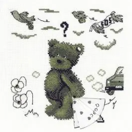 Kit broderie point de croix Marie Coeur Ozone pollution Di Tendenza