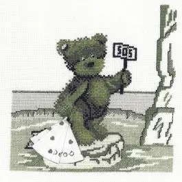 Kit broderie point de croix Marie Coeur Ozone et son iceberg Prezzo Basso