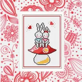 Kit broderie point de croix Marie Coeur Tendresse Compra Online