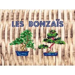 Kit broderie point de croix Marie Coeur Les bonsais Spedizione Mondiale