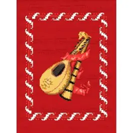 Kit broderie point de croix Marie Coeur Douce musique Originale