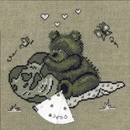 Kit broderie point de croix Marie Coeur Ozonne et sa planète Ultime Pezzi
