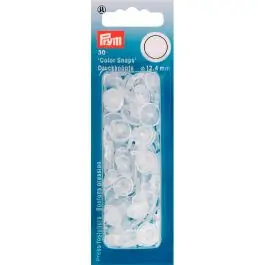 A Buon Prezzo Boutons pression Prym 30 boutons transparents mats – 12.4 mm
