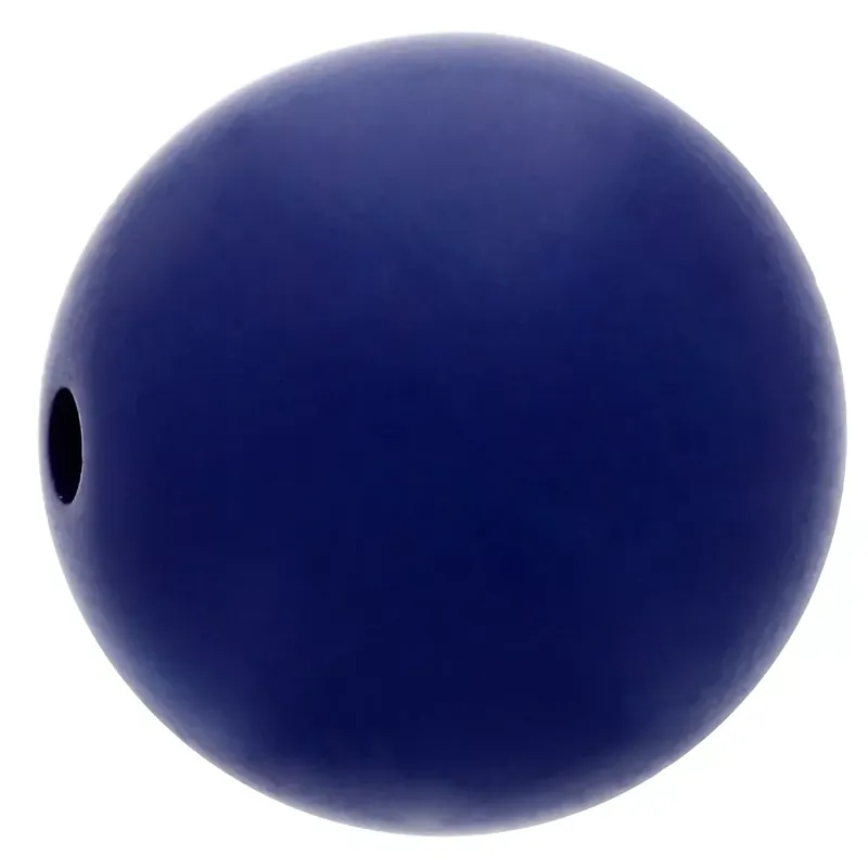 Perle en résine opaque effet mat 12 mm – Bleu marine x1 Promozione Esclusiva