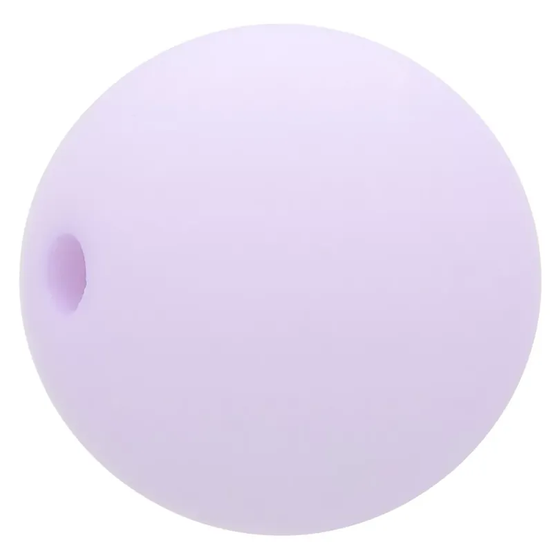 Solo Oggi Perle en résine opaque effet mat 12 mm – Parme x1