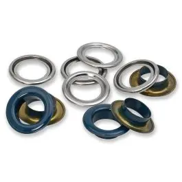 A Buon Prezzo Oeillets et rivets Prym 15 oeillets avec rondelles bleu marine – 14 mm