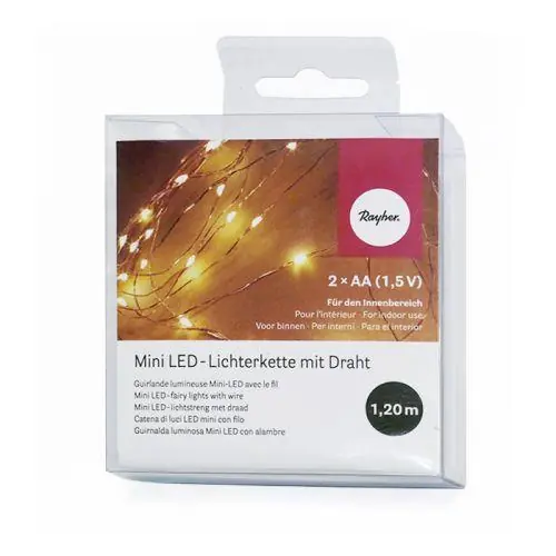 Sconto Guirlande lumineuse LED jaune à piles