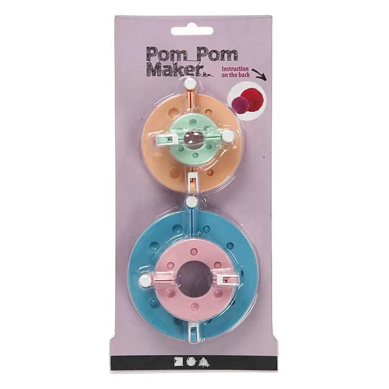 4 appareils à pompons – de 3,5 à 9 cm Spedizione Gratuita