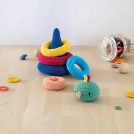 Kit crochet Anchor Anneaux à empiler – Perroquet Non Perdere