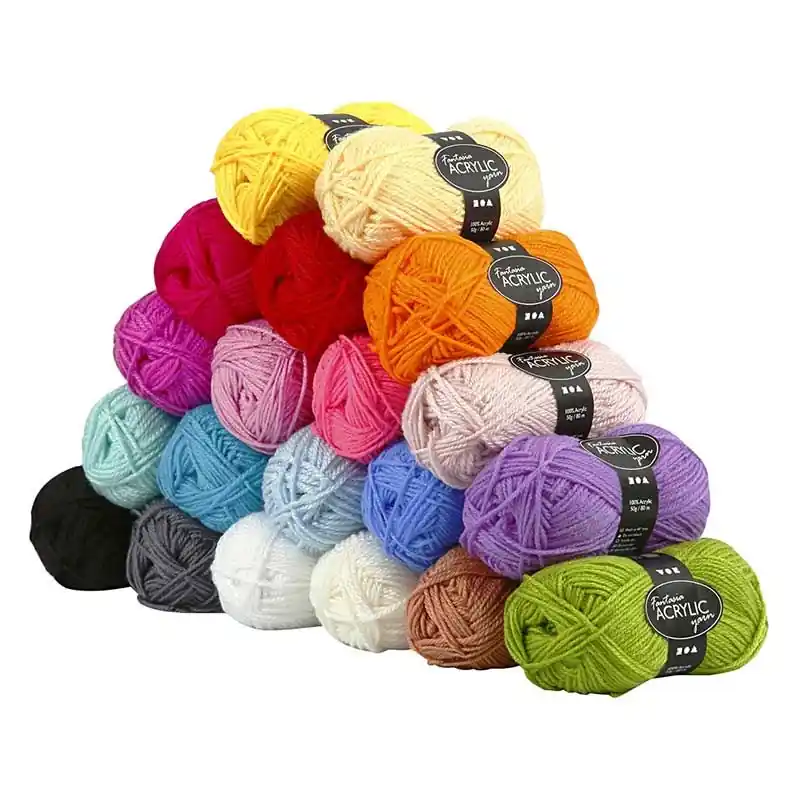 Occasione 20 pelotes de laine acrylique – Fantasia – 80 m