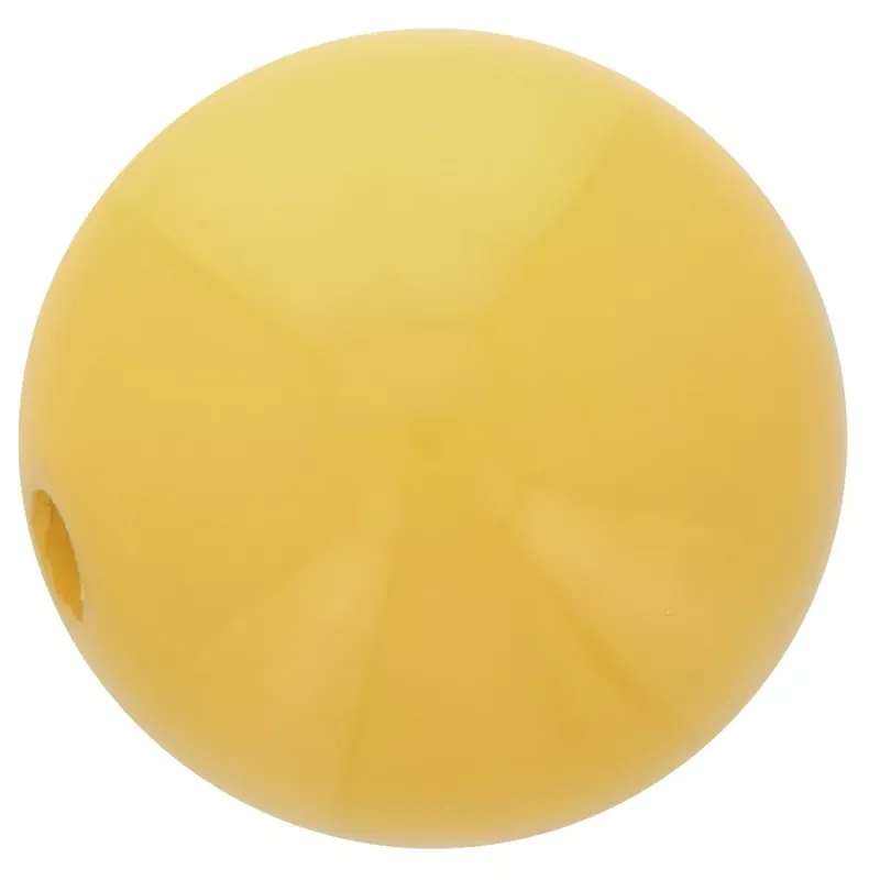 Nuova Collezione Perle en résine opaque 14 mm – Ocre x1