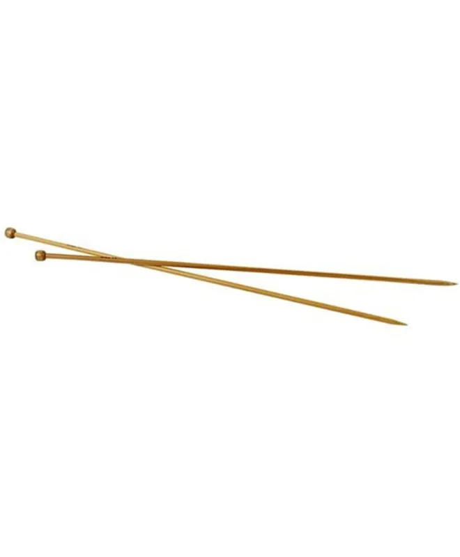 2 Aiguilles À Tricoter En Bambou 35 cm – Ø 4,5 mm Must-Have