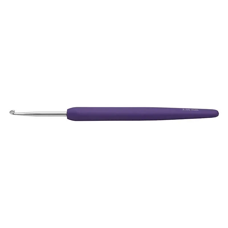 In Voga Aiguille à crochet ergonomique violet – 3 mm