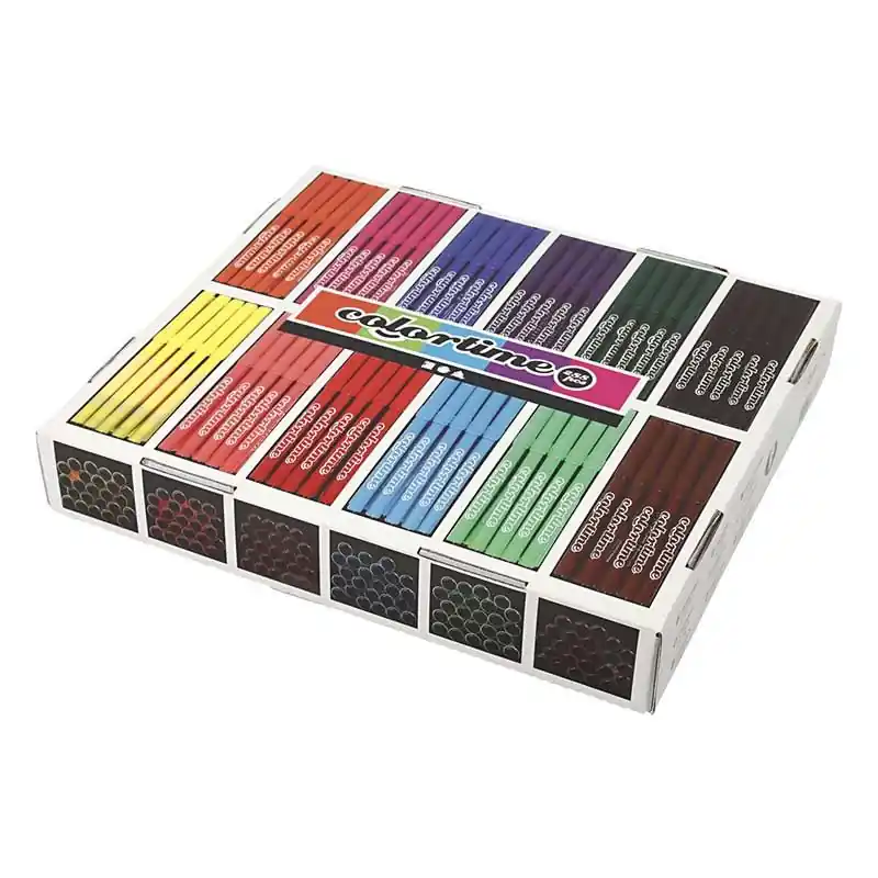 Di Marca 288 feutres Colortime – Couleurs Assorties – Pointe 2 mm