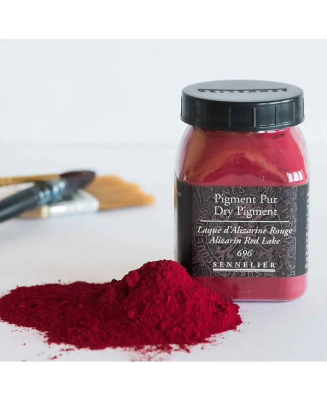 Premium Pigment pour création de peinture – pot 60 g – Laque d&rsquo;Alizarine rouge