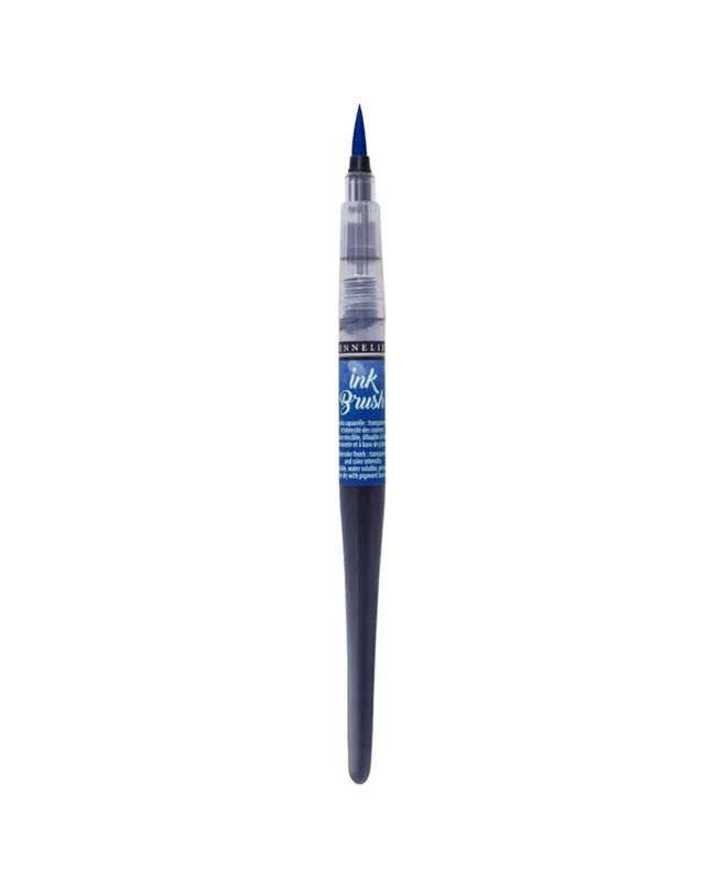 Pinceau à réservoir Ink Brush 6,5 ml – Bleu primaire Esclusivo