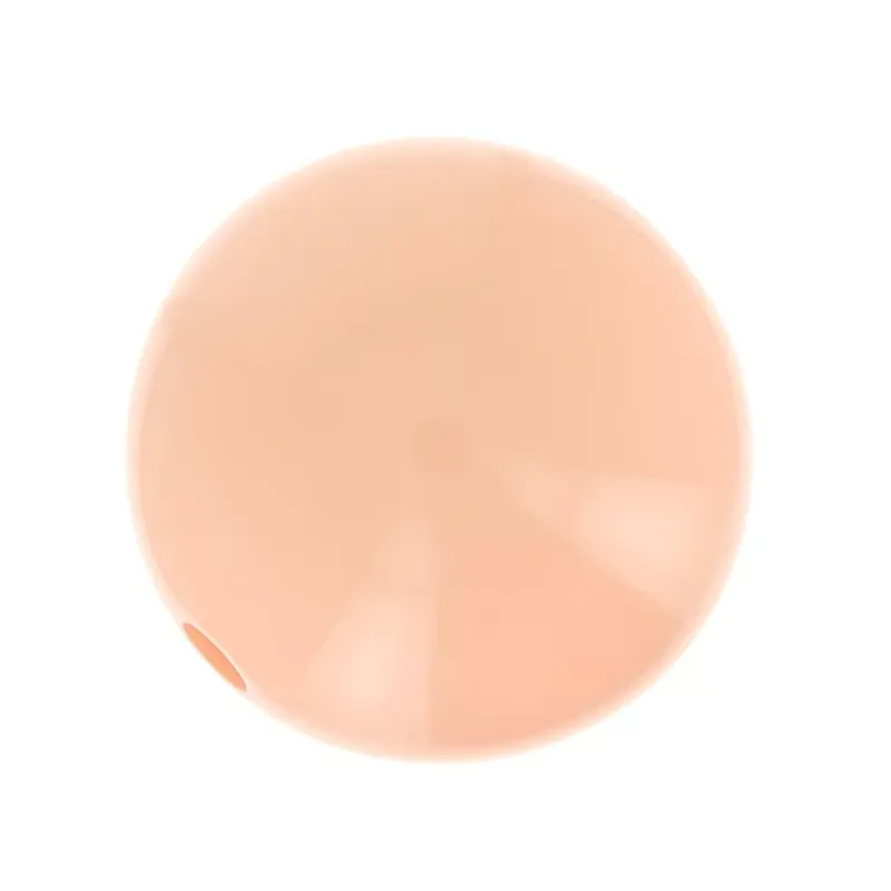 Perle en résine opaque 12 mm – Saumon x1 Popolare