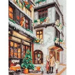 Professionale Kit broderie point de croix Charivna Mit A la recherche de cadeaux