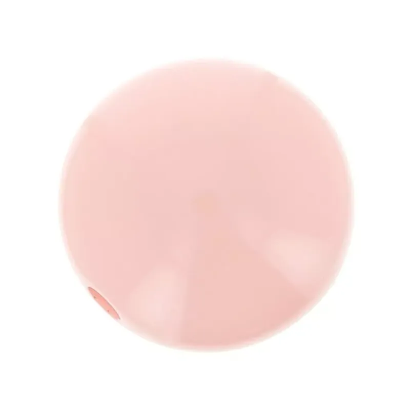 In Voga Perle en résine opaque 14 mm – Rose dragée x1