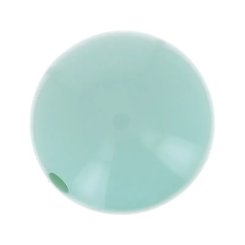Sconto Perle en résine opaque 14 mm – Vert d&rsquo;eau x1