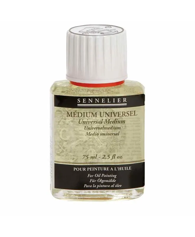 Medium universel transparent pour peinture à l&rsquo;huile 75 ml Sconto
