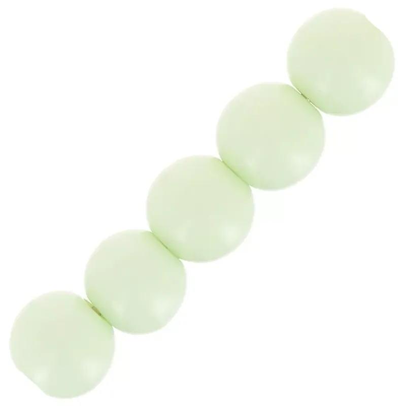 Prezzo Di Fabbrica Perles en résine opaque 4 mm – Vert pastel x15