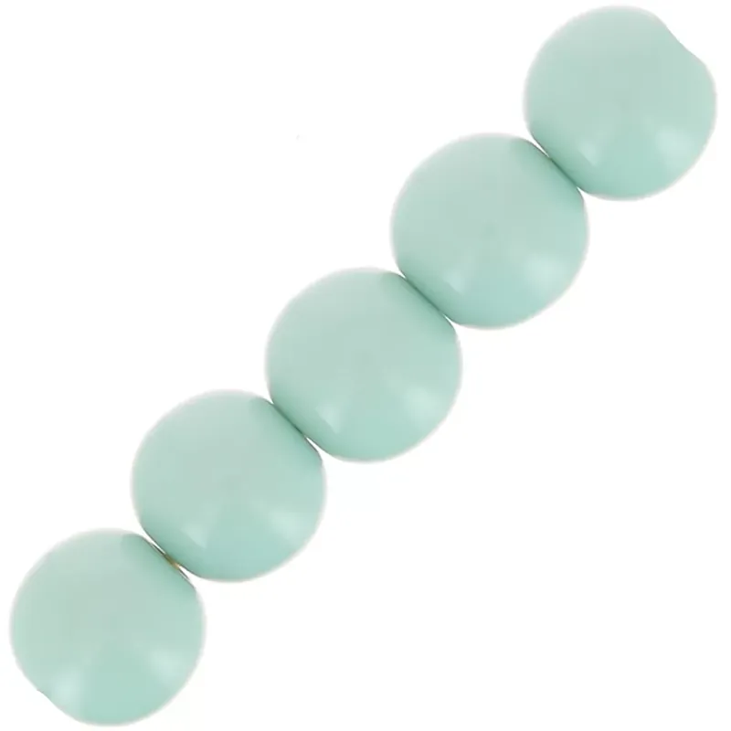 Miglior Prezzo Perles en résine opaque 4 mm – Vert d&rsquo;eau x15