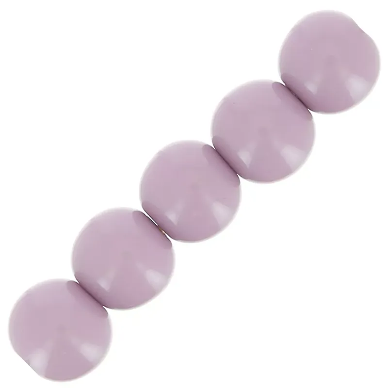 Pagamento Sicuro Perles en résine opaque 4 mm – Lilas x15