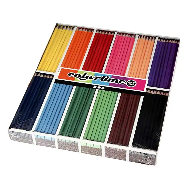 288 crayons de couleur – Couleurs assorties – Mine 3 mm Subito Disponibile