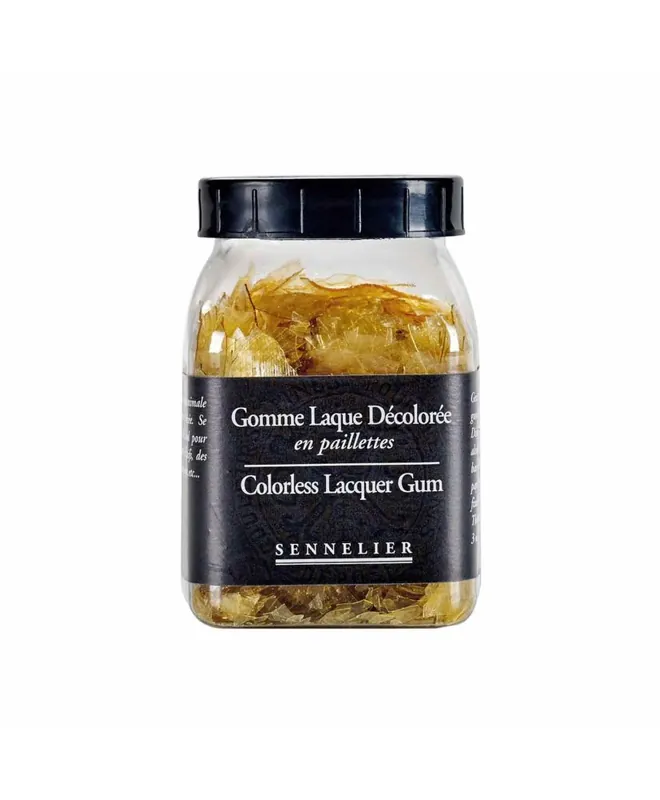 Gomme laque décolorée en paillettes 80 g Professionale