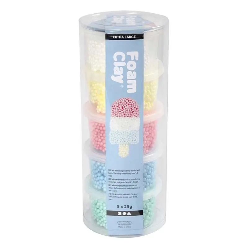 Compra Oggi Stesso Set 5 pâtes à modeler Foam Clay pastel 25 g