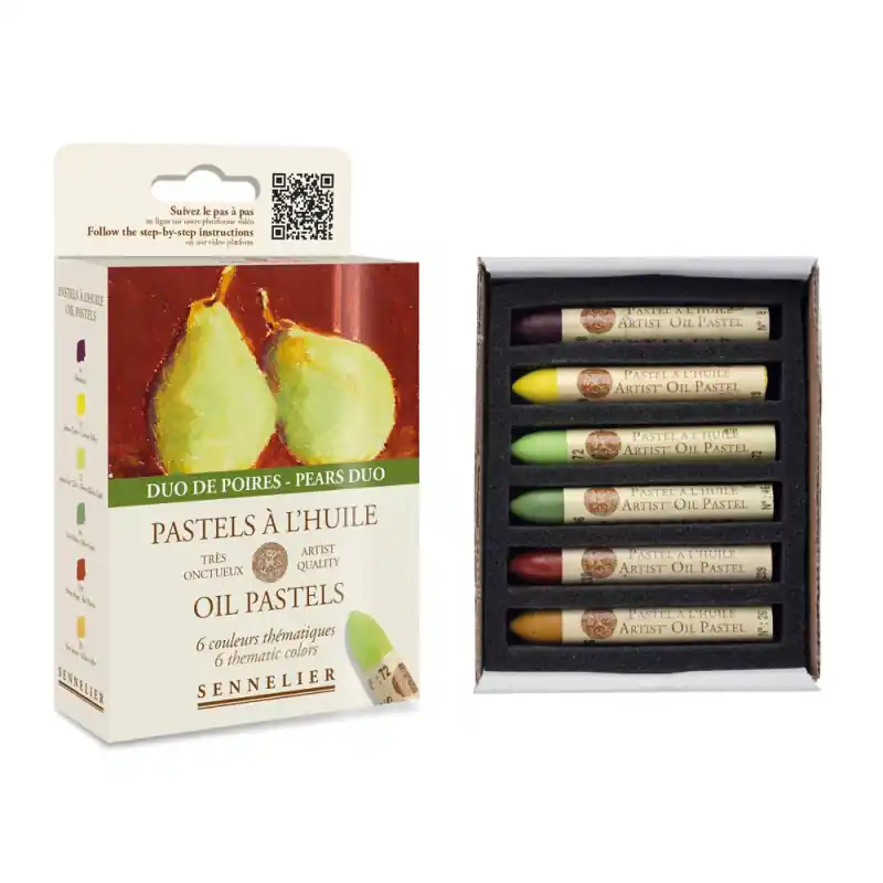 Direttamente Dal Produttore Etui 6 pastels à l’huile Sennelier – Plusieurs thèmes