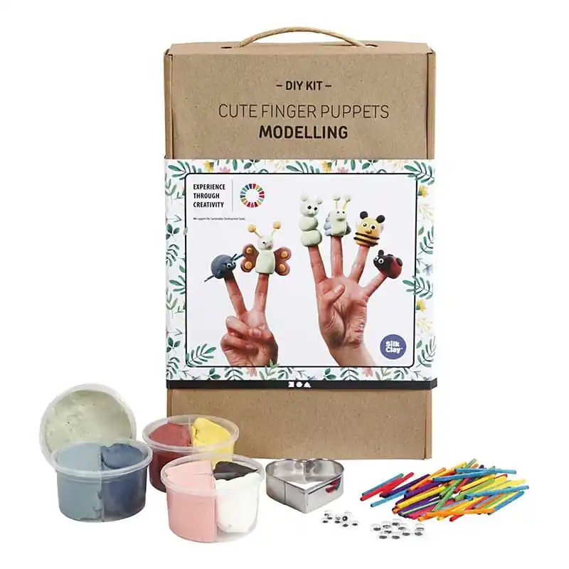 DIY modelage – Marionnettes à doigt – Insectes Prezzo Ridotto