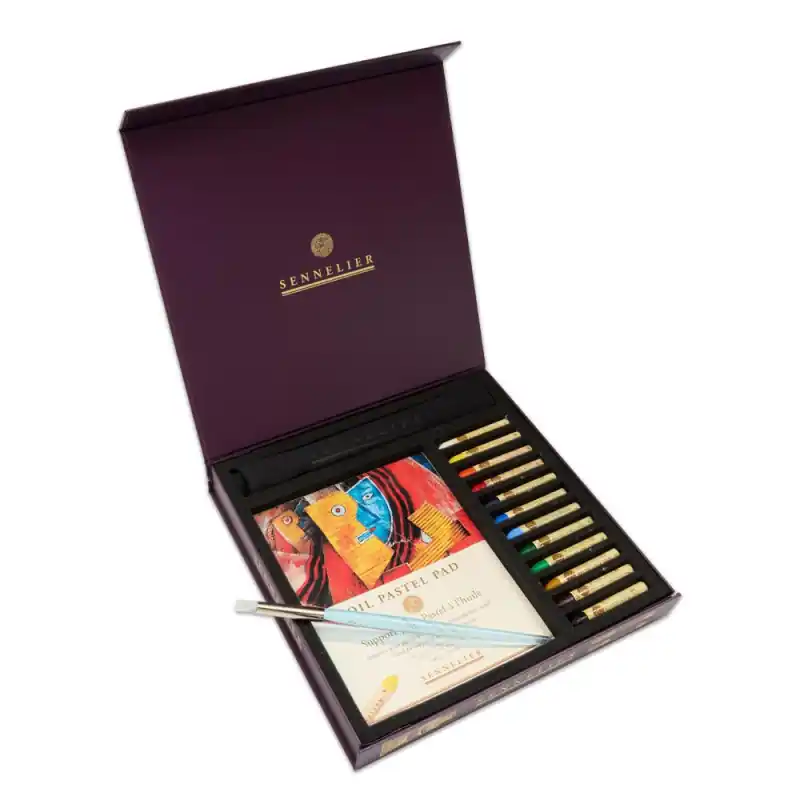 Prezzo Conveniente Coffret magnétique 12 pastels à l’huile – Sennelier