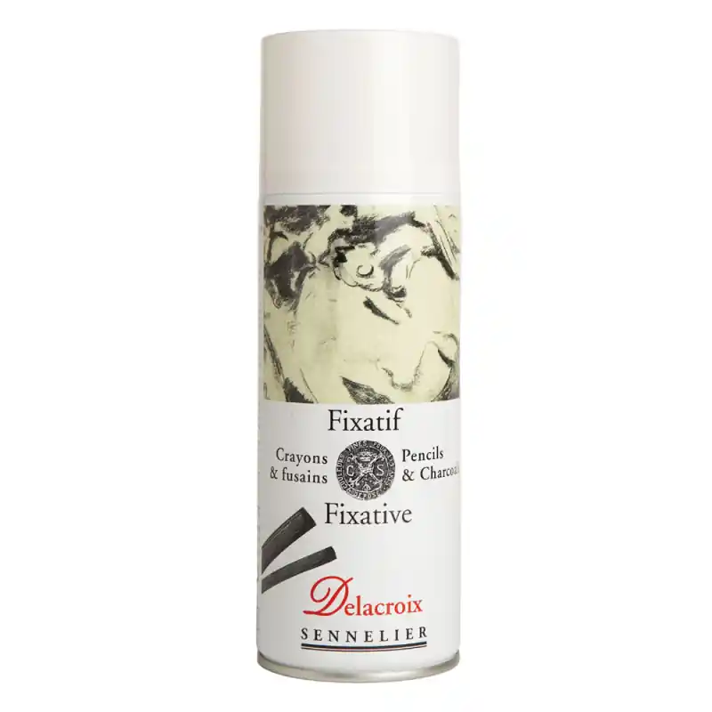 Promozione Fixatif Delacroix Sennelier pour crayons et fusains 400 ml