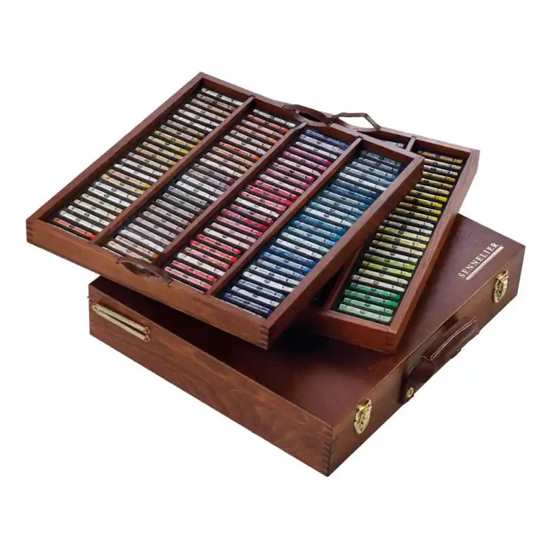 Coffret en bois de 175 pastels à l’écu Sennelier Prezzo Di Fabbrica