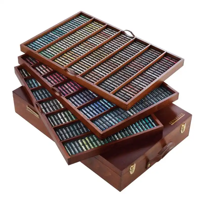 Coffret en bois de 525 pastels à l’écu Sennelier Must-Have