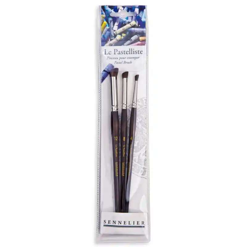 Affare Lot de 3 pinceaux à estomper spécial pastel « Le Pastelliste » Sennelier